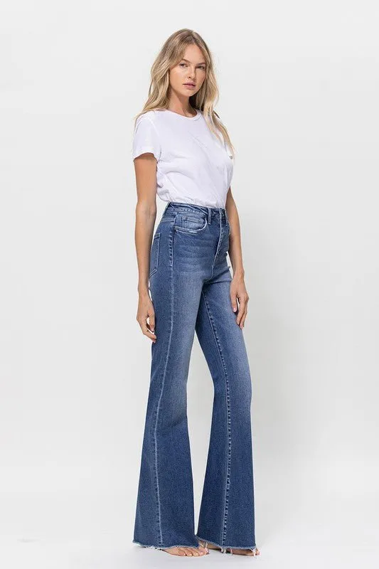 Super High Waisted Flare Jeans