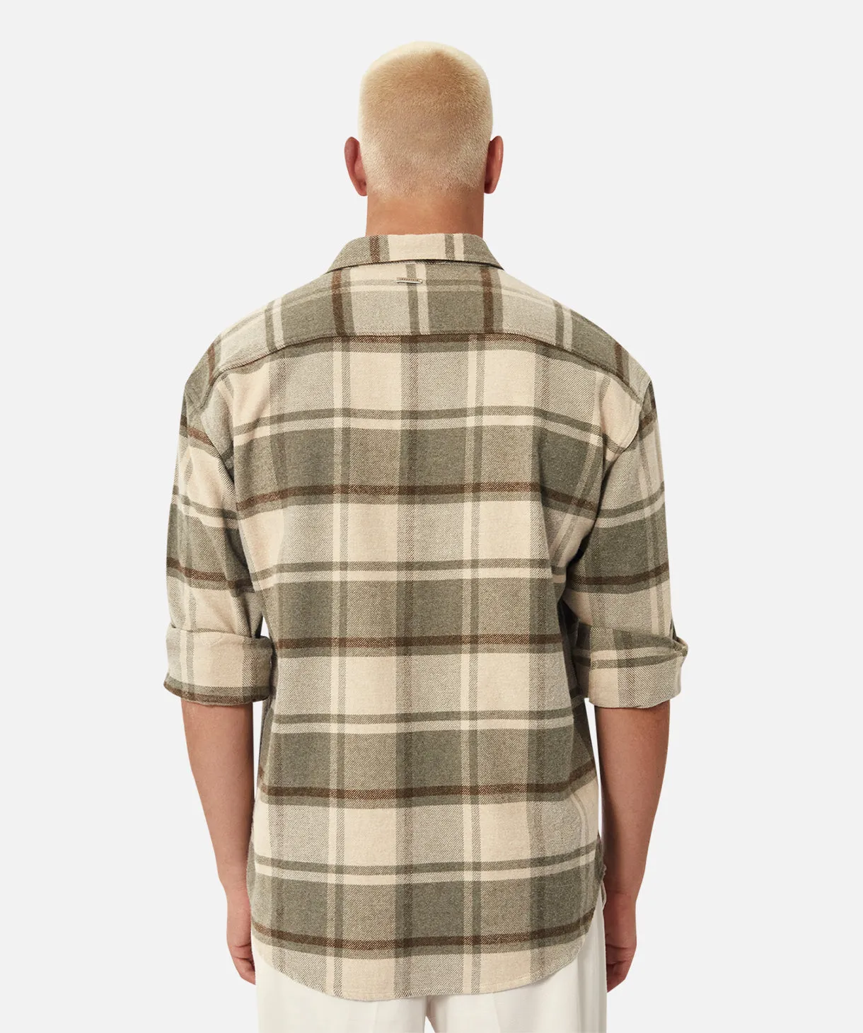 The Dakota Ls Shirt - Stone/Sage