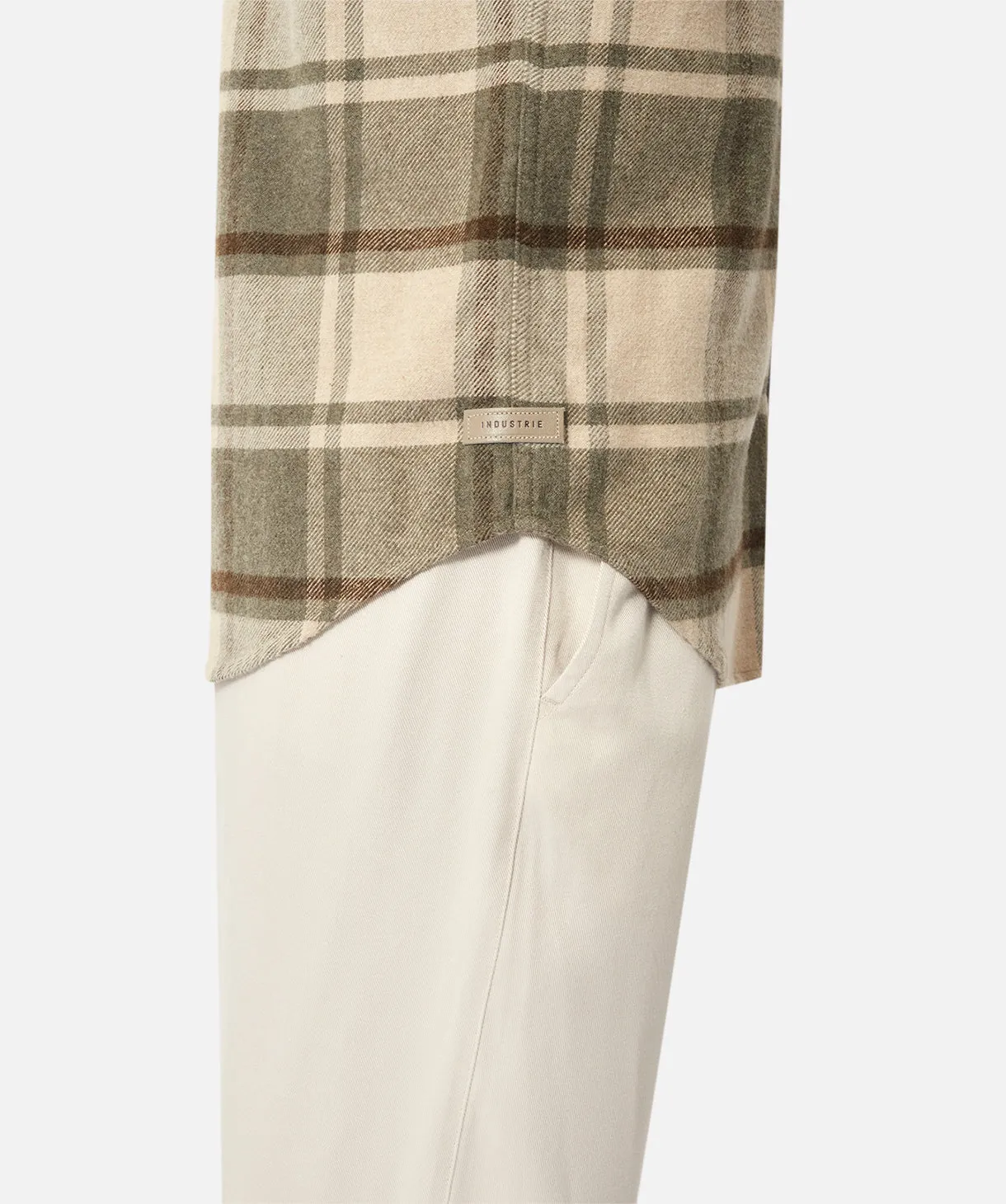 The Dakota Ls Shirt - Stone/Sage