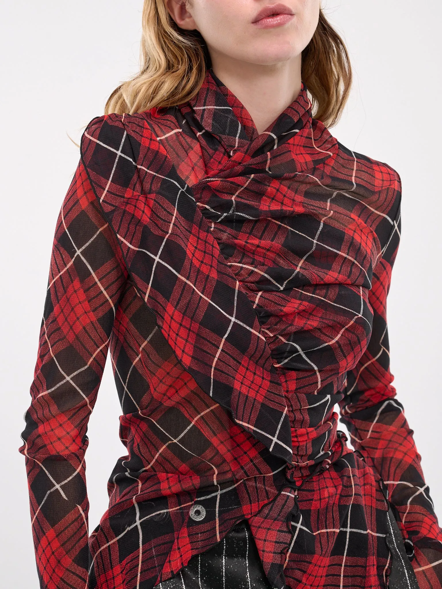 The Tartan Top (F-TO203-T568-300001-RED-BLK-WH)