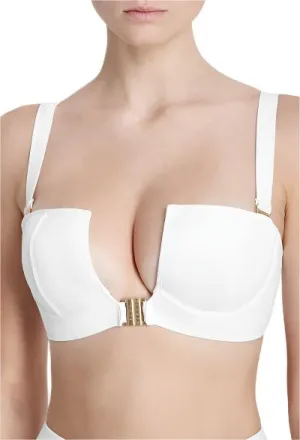 White Allure Underwire Padded Bikini Top