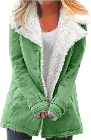 Womens Plus Size Sherpa Fleece Jackets Fashion 2023 Oversized Lapel Fuzzy Coat Warm Winter Faux Fur Outerwear