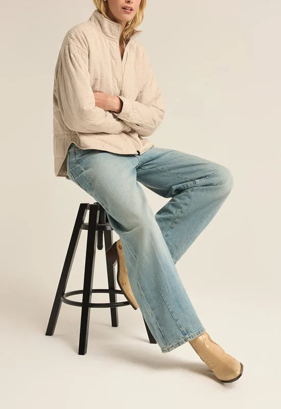 Z Supply - Bonfire Jacket Heather Latte
