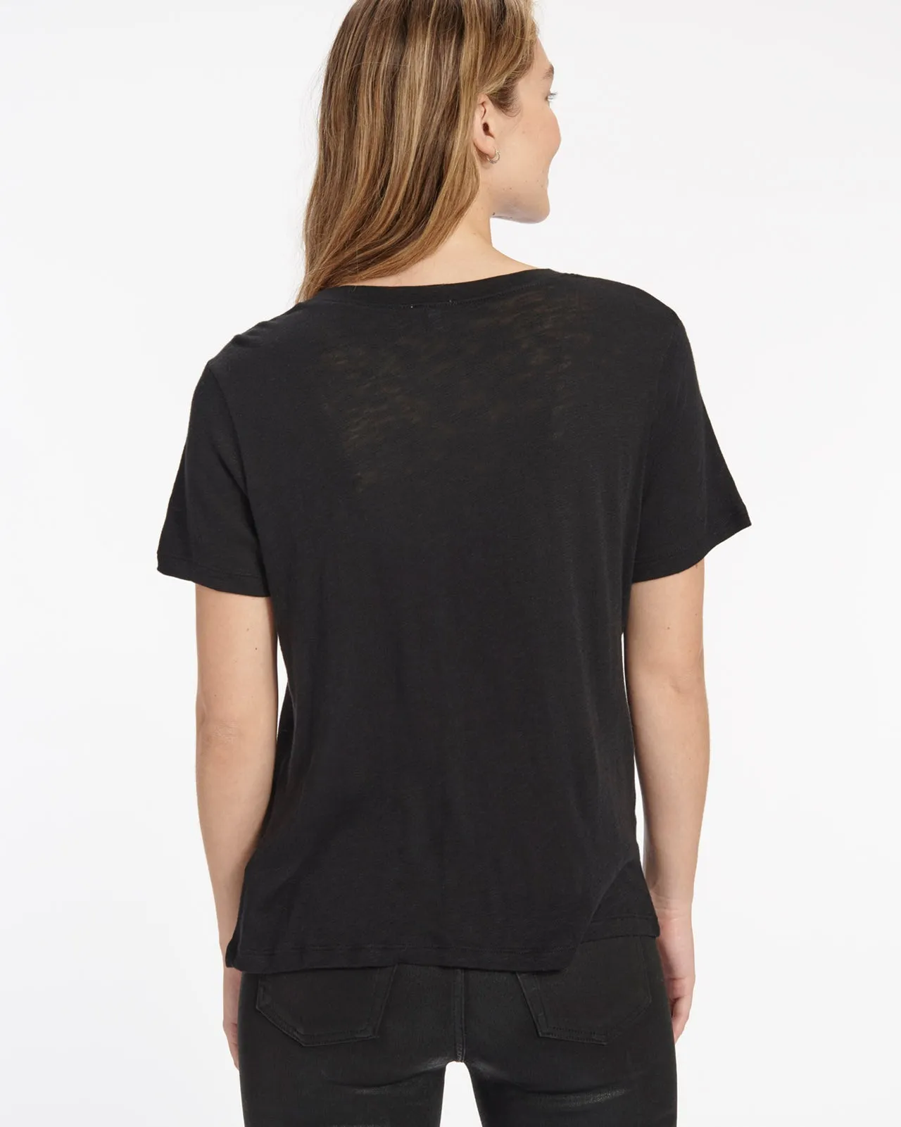 Zoe Slub Crew Neck Tee